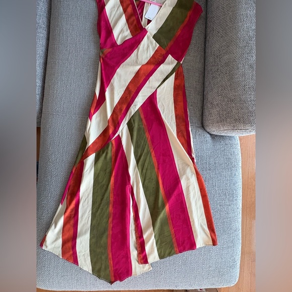 Mango Striped Midi Dress – Size Medium (US 6) brand new - Picture 13 of 15